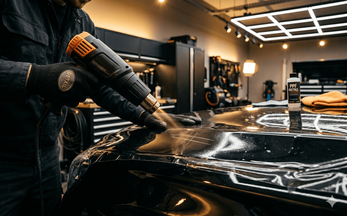 Professional self-healing colour PPF surface treatment